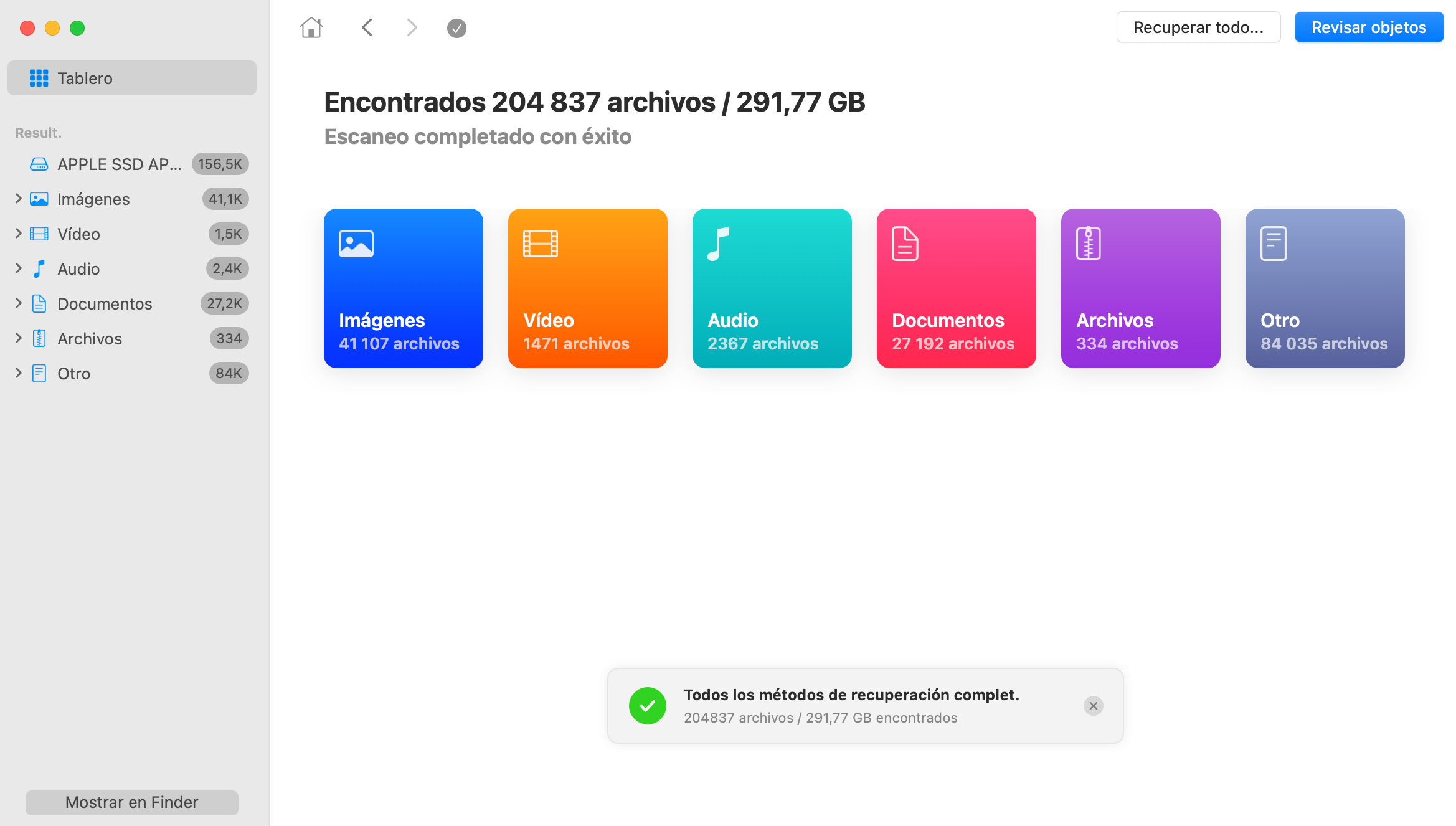 Instalar y escanear