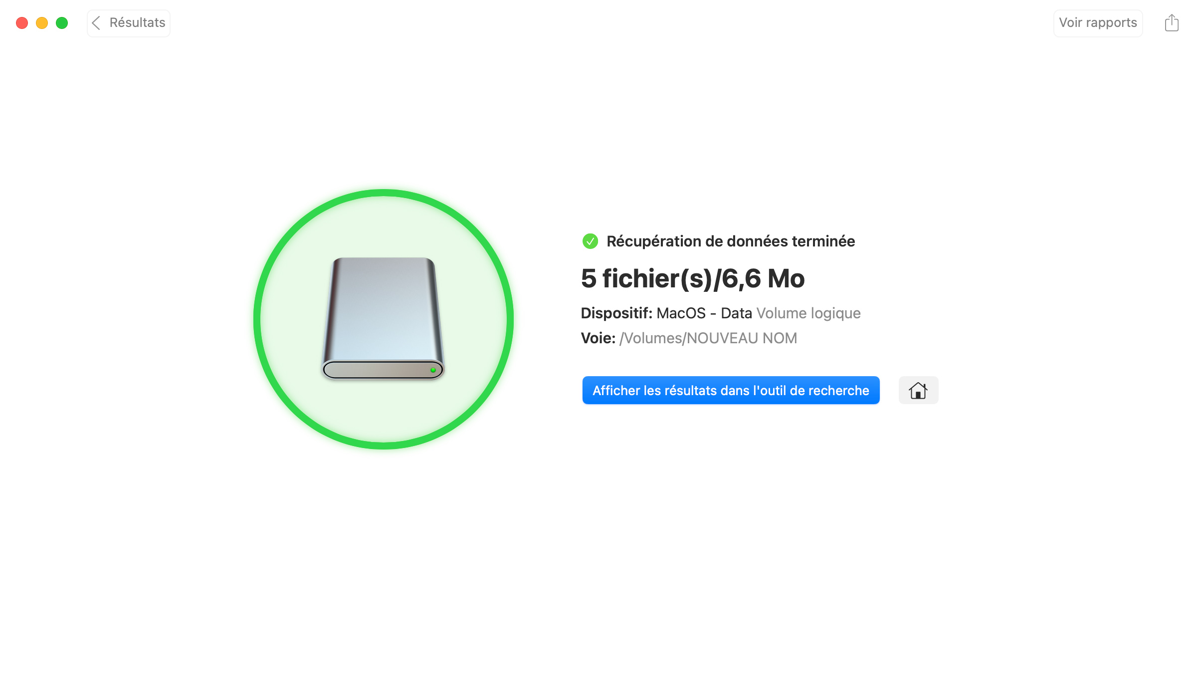 Réalisez une restauration d’un disque dur Mac