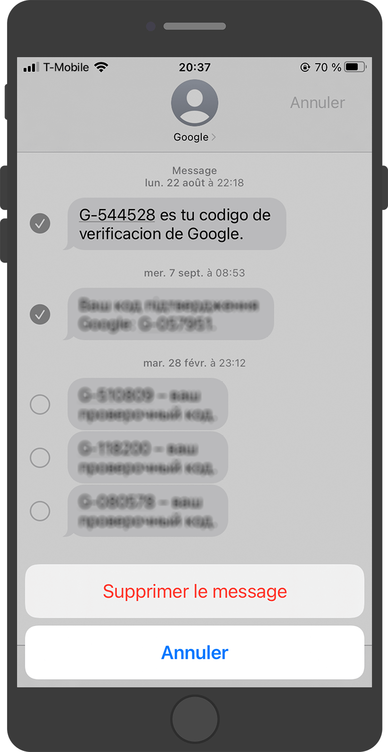 Méthodes pour récupérer des SMS supprimés sur l'iPhone sans logiciel