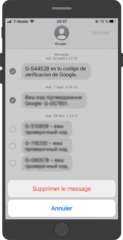 Comment récupérer des messages supprimés d