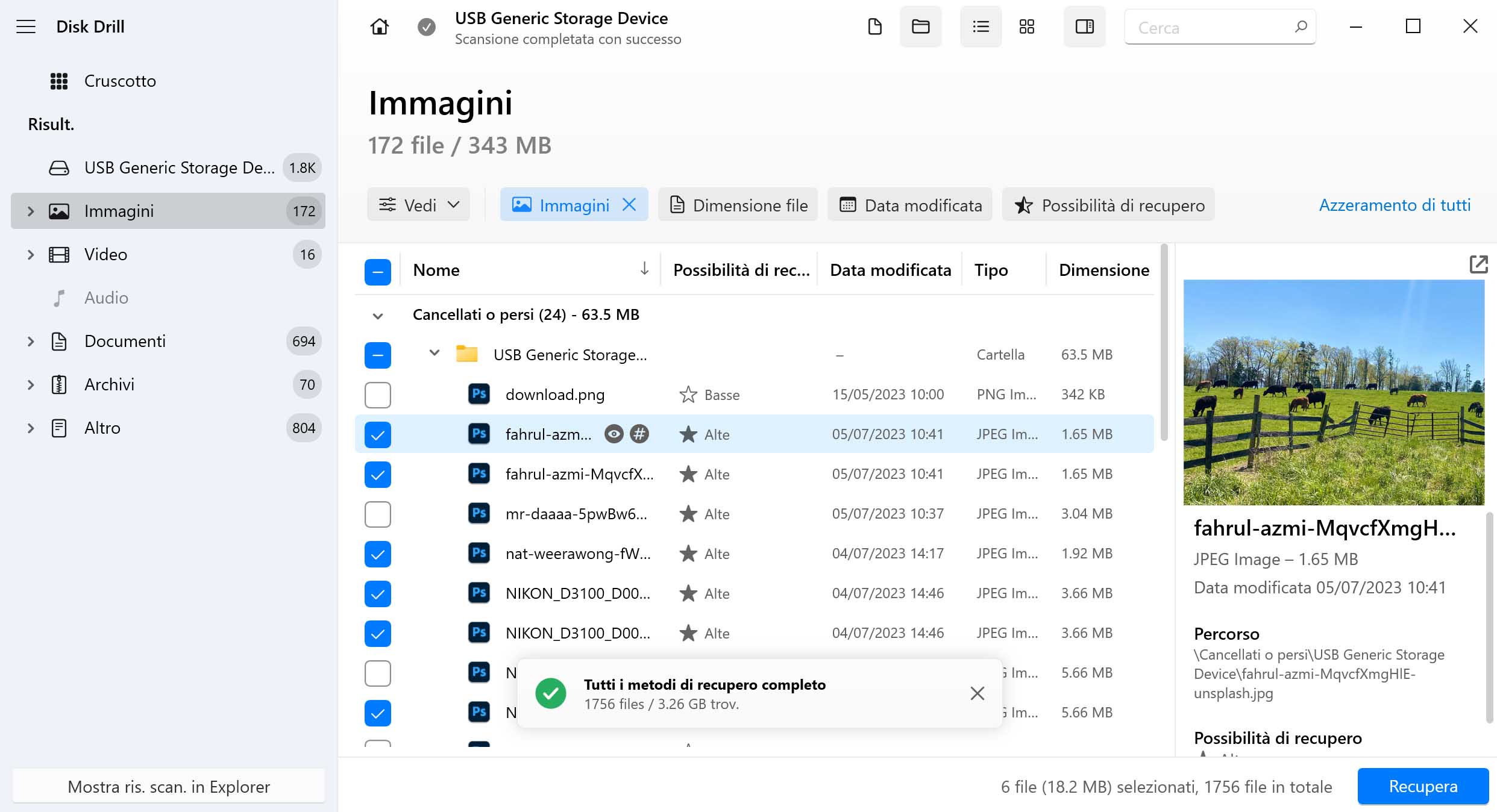 Apri Disk Drill per iniziare il recupero del disco HFS