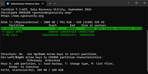 Een Beschadigde Partitietabel Repareren met TestDisk