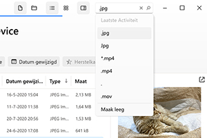 Zoeken naar bestanden