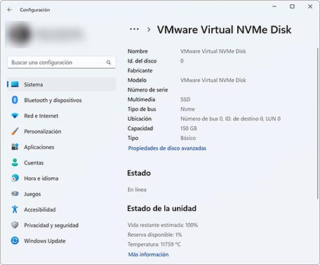 Comprobar estado S.M.A.R.T.