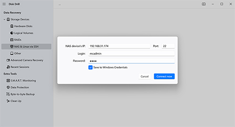 Connect your RAID array to the PC