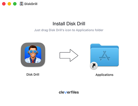 Instala Disk Drill iPhone Data Recovery Software en Mac