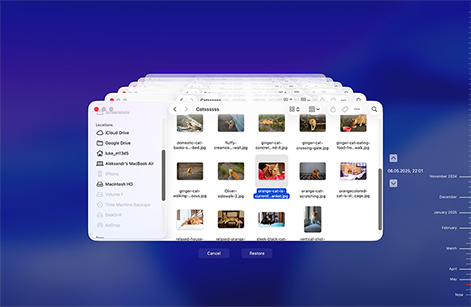Restore Lost Files via Time Machine Backup Restore Lost Files via Time Machine Backup
