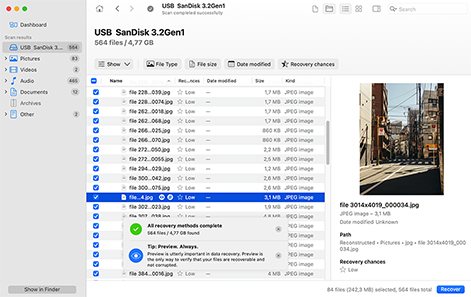 Select Your Deleted Files Select Your Deleted Files