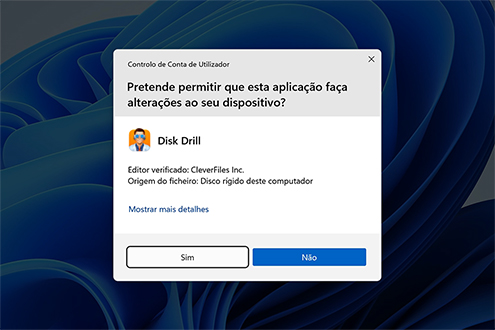 Baixar e instalar o software de recuperação de dados do disco rígido Disk Drill para Windows