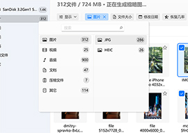 使用筛选器以加快搜索速度 / 选择特定的文件类型 使用筛选器以加快搜索速度 / 选择特定的文件类型