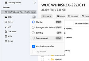 Kontrollera avsnittet om rekonstruktion