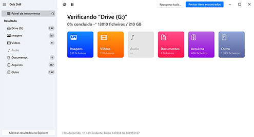 Pesquisar arquivos perdidos