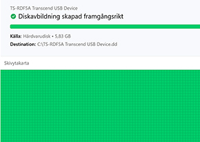 Skapa en byte-till-byte-kopia