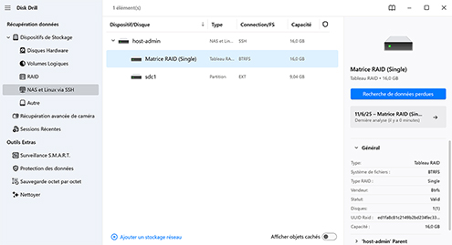 Connectez votre array RAID à l’ordinateur