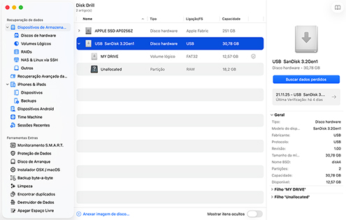 Escolha a abordagem certa para recuperar uma partição do macOS excluída