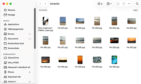Façons de récupérer des fichiers supprimés sur Mac sans logiciel