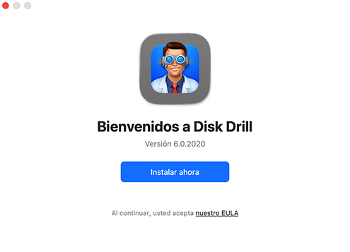 Inicie el software de recuperación de archivos Disk Drill en su Mac