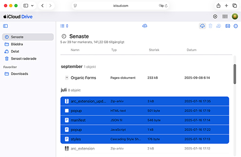 Ladda ner dina raderade filer från iCloud