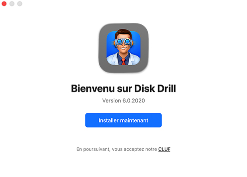 Lancez le logiciel de récupération de fichiers Disk Drill sur votre Mac