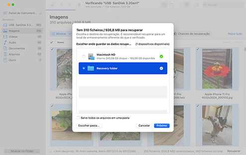 Recuperar arquivos excluídos no seu Mac