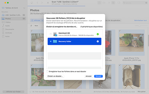 Récupérer des fichiers supprimés sur votre Mac