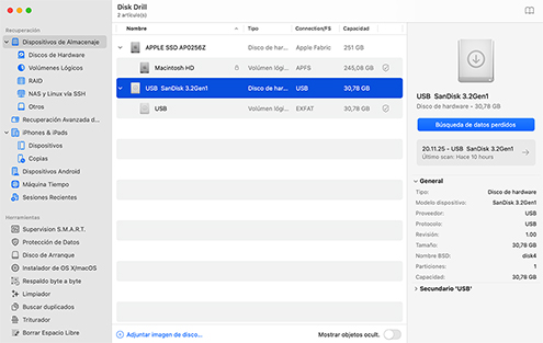 Seleccione la unidad a escanear