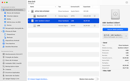 Selecione a unidade a ser verificada