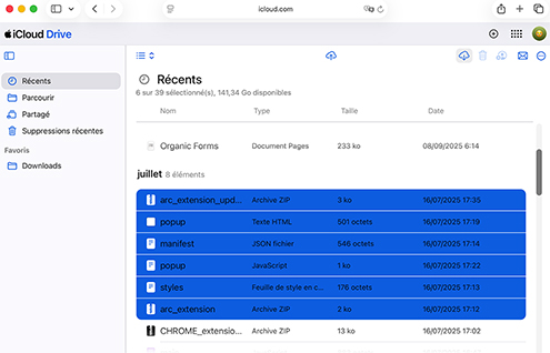 Téléchargez vos fichiers supprimés depuis iCloud