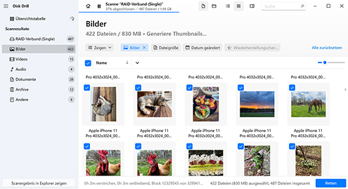 Verwenden Sie Datenwiederherstellungssoftware