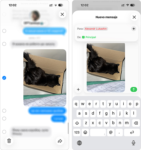Pide al remitente que reenvíe los mensajes importantes