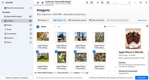 Recuperar arquivos perdidos