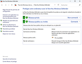 Vérifier les paramètres de sécurité