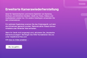 Erweiterte Kamerawiederherstellung (ACR) Erweiterte Kamerawiederherstellung (ACR)