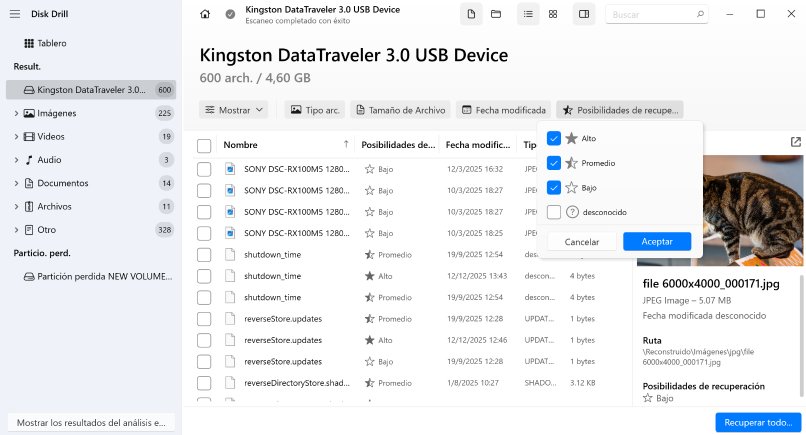 Funcionará el software de recuperación de archivos eliminados en tu caso