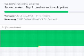 Maak een byte-tot-byte kopie
