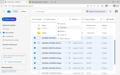 Recuperar archivos eliminados de una copia de seguridad en la nube
