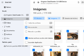 Revisar datos reconstruidos