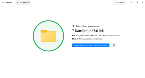 Stellen Sie Ihre gelöschten Daten wieder her