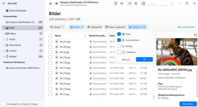 Wird Undelete-Software in Ihrem Fall funktionieren