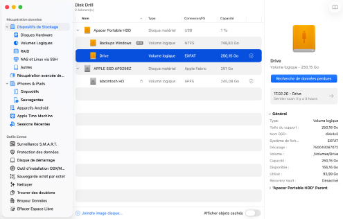 Analysez votre disque dur