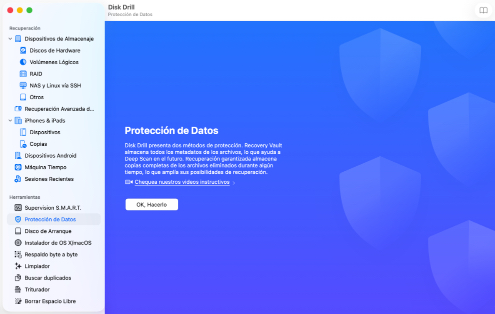 Configurar recuperación garantizada