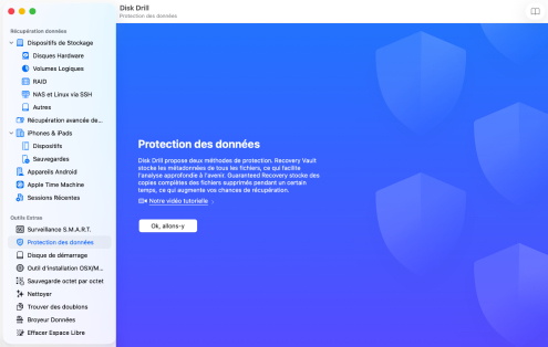 Configurer la récupération garantie
