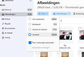 Bekijk het gedeelte Heropbouw