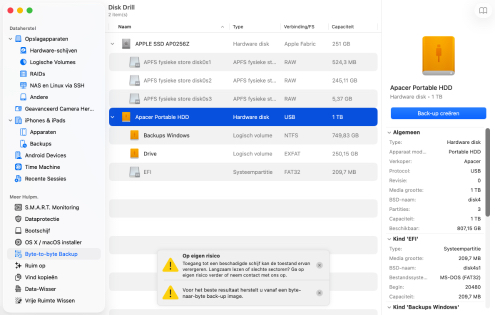 Maak een back-up van je harde schijf