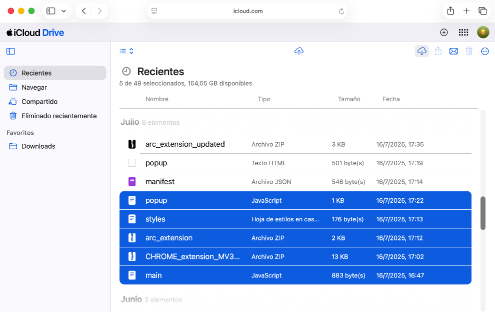 Recuperar archivos de iCloud