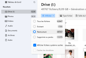Vérifiez la section Reconstruction Vérifiez la section Reconstruction