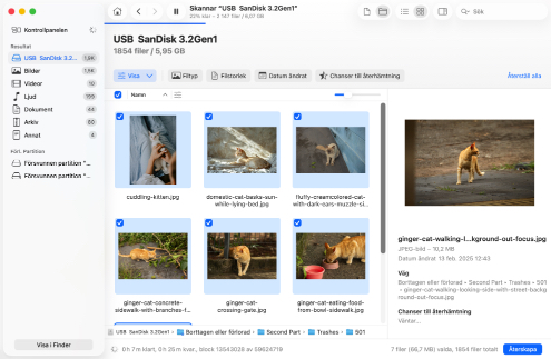 Återställ den raderade papperskorgen på macOS