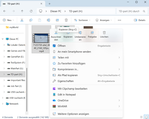 Aus einem manuellen Backup wiederherstellen