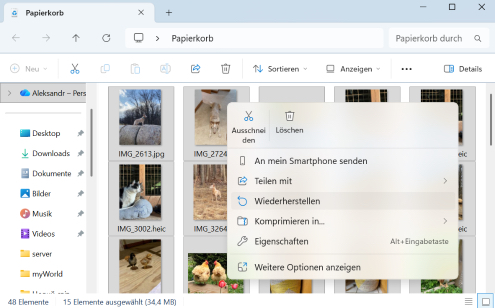 Beste Methoden zum Wiederherstellen gelöschter Dateien unter Windows 11/10/8/7