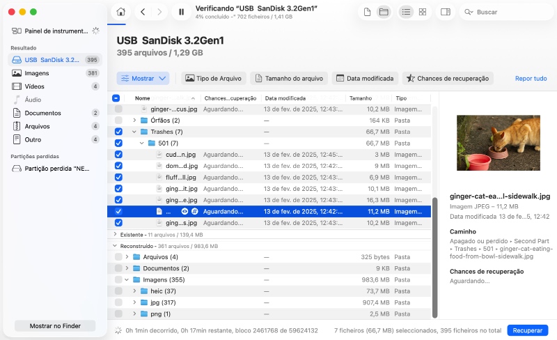 Como recuperar arquivos excluídos da Lixeira no Mac